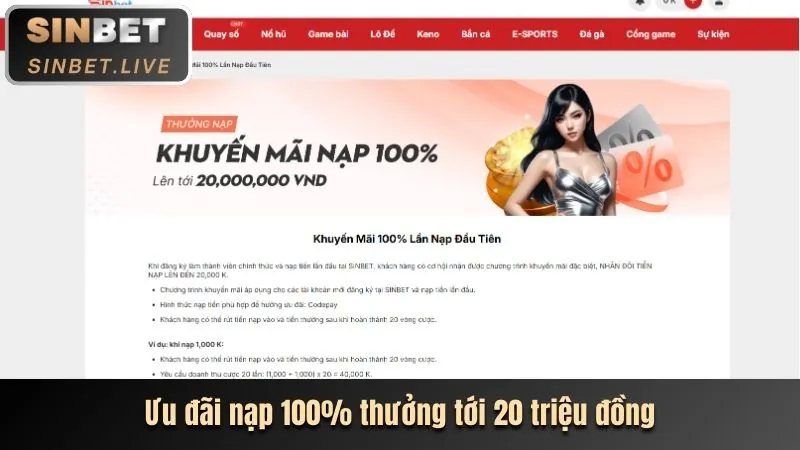 Ưu đãi nạp lại hàng ngày